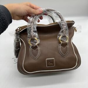 Dooney & Bourke Florentine Leather Small Satchel Women Purse Elephant